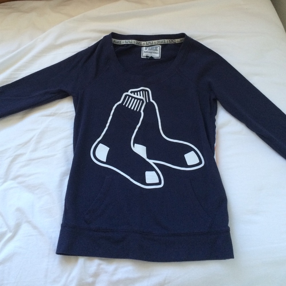 PINK Red Sox Crewneck Sweatshirt